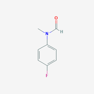 molecular formula C8H8FNO B116232 N-(4-Fluorophenyl)-N-methylformamide CAS No. 142212-08-6