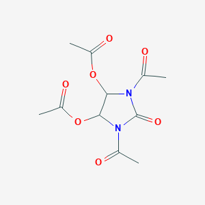 (1,3-diacetyl-5-acetyloxy-2-oxoimidazolidin-4-yl) acetate