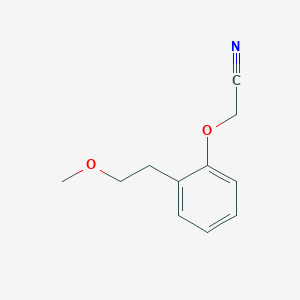 2-[2-(2-Methoxyethyl)phenoxy]acetonitrile