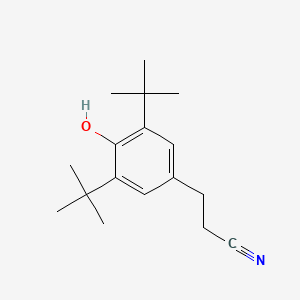 3-(3,5-Di-tert-butyl-4-hydroxyphenyl)propanenitrile