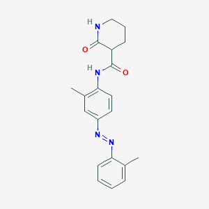 3-Piperidinecarboxamide, N-[2-methyl-4-[2-(2-methylphenyl)diazenyl]phenyl]-2-oxo-