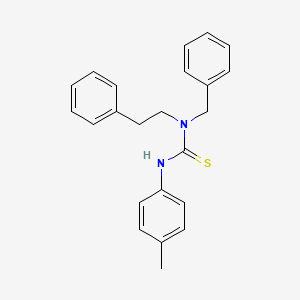 1-Benzyl-3-(4-methylphenyl)-1-(2-phenylethyl)thiourea