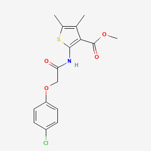 Methyl 2-{[(4-chlorophenoxy)acetyl]amino}-4,5-dimethylthiophene-3-carboxylate