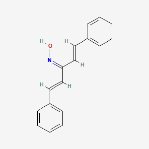 N-[(1E,4E)-1,5-diphenylpenta-1,4-dien-3-ylidene]hydroxylamine