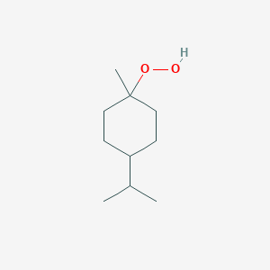molecular formula C10H20O2 B116260 4-异丙基-1-甲基环己烷-1-氢过氧化物 CAS No. 143970-13-2