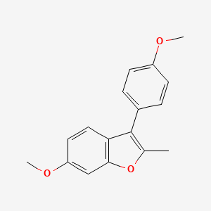 6-Methoxy-3-(4-methoxyphenyl)-2-methyl-1-benzofuran