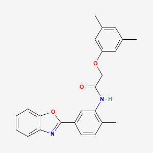 N-[5-(1,3-benzoxazol-2-yl)-2-methylphenyl]-2-(3,5-dimethylphenoxy)acetamide