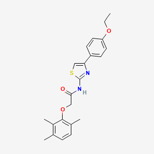 N-[4-(4-ethoxyphenyl)-1,3-thiazol-2-yl]-2-(2,3,6-trimethylphenoxy)acetamide