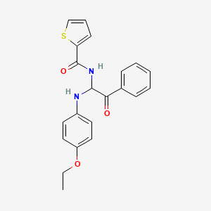 N-{1-[(4-ethoxyphenyl)amino]-2-oxo-2-phenylethyl}thiophene-2-carboxamide