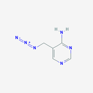 molecular formula C₅H₆N₆ B1162779 5-(Azidomethyl)pyrimidin-4-amine 