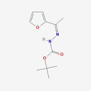 tert-butyl (2Z)-2-[1-(2-furyl)ethylidene]hydrazinecarboxylate