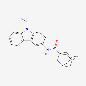 N-(9-Ethyl-9H-carbazol-3-YL)adamantane-1-carboxamide