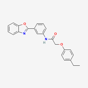 N-[3-(1,3-benzoxazol-2-yl)phenyl]-2-(4-ethylphenoxy)acetamide