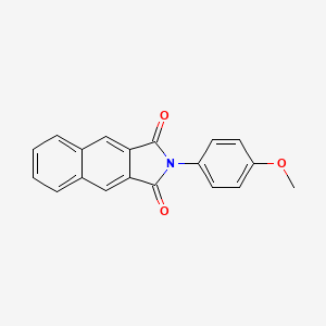 molecular formula C19H13NO3 B11628104 2-(4-methoxyphenyl)-1H-benzo[f]isoindole-1,3(2H)-dione CAS No. 130284-81-0