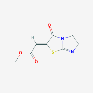 methyl (2Z)-(3-oxo-5,6-dihydroimidazo[2,1-b][1,3]thiazol-2(3H)-ylidene)ethanoate