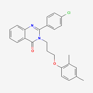 2-(4-chlorophenyl)-3-[3-(2,4-dimethylphenoxy)propyl]quinazolin-4(3H)-one