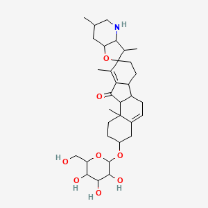 molecular formula C33H49NO8 B11628348 11-Oxo-17,23-epoxyveratraman-3-yl hexopyranoside 