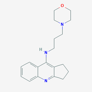 molecular formula C19H25N3O B11628391 N-[3-(morpholin-4-yl)propyl]-2,3-dihydro-1H-cyclopenta[b]quinolin-9-amine 