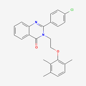 2-(4-chlorophenyl)-3-[2-(2,3,6-trimethylphenoxy)ethyl]quinazolin-4(3H)-one