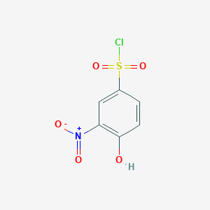molecular formula C6H4ClNO5S B116285 4-Hydroxy-3-nitrobenzenesulfonyl chloride CAS No. 147682-51-7
