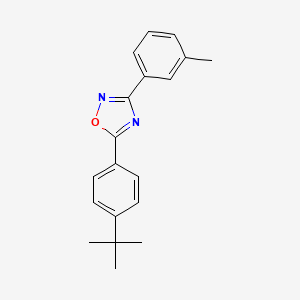 5-(4-Tert-butylphenyl)-3-(3-methylphenyl)-1,2,4-oxadiazole