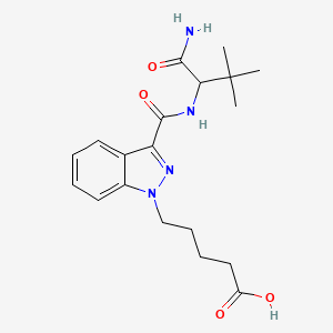molecular formula C19H26N4O4 B1162878 ADB-PINACA戊酸代谢物 