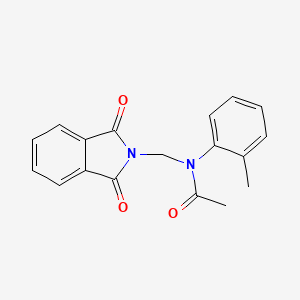 N-[(1,3-dioxo-1,3-dihydro-2H-isoindol-2-yl)methyl]-N-(2-methylphenyl)acetamide