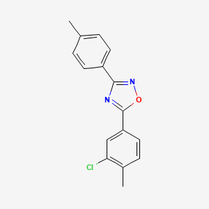 5-(3-Chloro-4-methylphenyl)-3-(4-methylphenyl)-1,2,4-oxadiazole