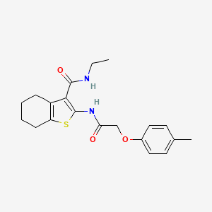 N-ethyl-2-{[(4-methylphenoxy)acetyl]amino}-4,5,6,7-tetrahydro-1-benzothiophene-3-carboxamide