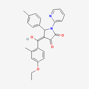 4-(4-ethoxy-2-methylbenzoyl)-3-hydroxy-5-(4-methylphenyl)-1-(pyridin-2-yl)-2,5-dihydro-1H-pyrrol-2-one