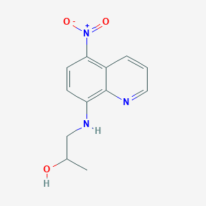 1-[(5-Nitroquinolin-8-yl)amino]propan-2-ol