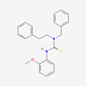 N-Benzyl-N'-(2-methoxyphenyl)-N-(2-phenylethyl)thiourea