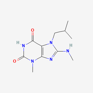 7-isobutyl-3-methyl-8-(methylamino)-1H-purine-2,6(3H,7H)-dione