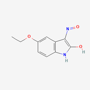 5-Ethoxy-3-(hydroxyamino)-2H-indol-2-one