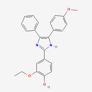 2-ethoxy-4-[4-(4-methoxyphenyl)-5-phenyl-1H-imidazol-2-yl]phenol