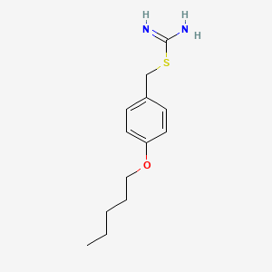 4-(Pentyloxy)benzyl carbamimidothioate