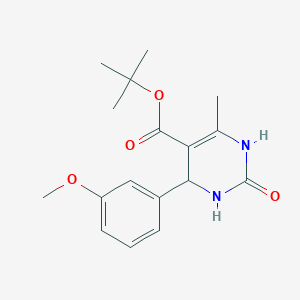 Tert-butyl 4-(3-methoxyphenyl)-6-methyl-2-oxo-1,2,3,4-tetrahydropyrimidine-5-carboxylate