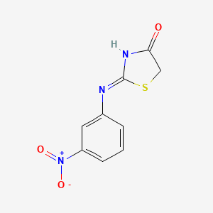 2-[(3-nitrophenyl)amino]-1,3-thiazol-4(5H)-one