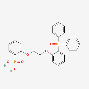 molecular formula C26H24O6P2 B11630137 (2-{2-[2-(Diphenylphosphoryl)phenoxy]ethoxy}phenyl)phosphonic acid 