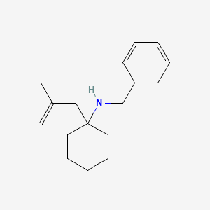 molecular formula C17H25N B11630169 N-benzyl-1-(2-methyl-2-propenyl)cyclohexanamine 