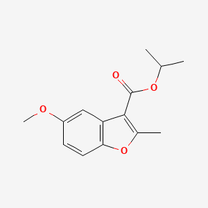 Propan-2-yl 5-methoxy-2-methyl-1-benzofuran-3-carboxylate