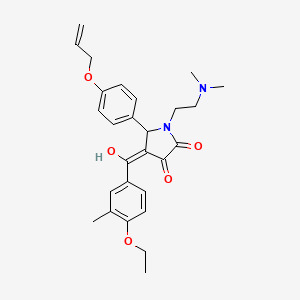 5-[4-(allyloxy)phenyl]-1-[2-(dimethylamino)ethyl]-4-(4-ethoxy-3-methylbenzoyl)-3-hydroxy-1,5-dihydro-2H-pyrrol-2-one