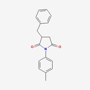 3-Benzyl-1-(4-methylphenyl)pyrrolidine-2,5-dione