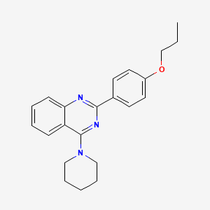 4-(Piperidin-1-yl)-2-(4-propoxyphenyl)quinazoline