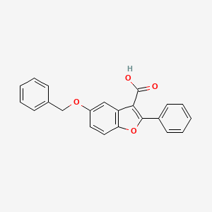 5-(Benzyloxy)-2-phenyl-1-benzofuran-3-carboxylic acid