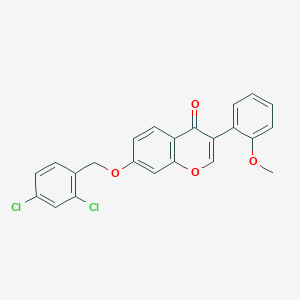 7-[(2,4-dichlorophenyl)methoxy]-3-(2-methoxyphenyl)-4H-chromen-4-one