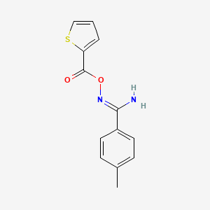 4-methyl-N'-[(thien-2-ylcarbonyl)oxy]benzenecarboximidamide