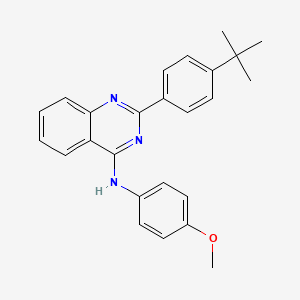 2-(4-tert-butylphenyl)-N-(4-methoxyphenyl)quinazolin-4-amine