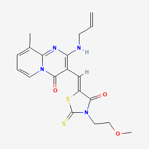 2-(allylamino)-3-{(Z)-[3-(2-methoxyethyl)-4-oxo-2-thioxo-1,3-thiazolidin-5-ylidene]methyl}-9-methyl-4H-pyrido[1,2-a]pyrimidin-4-one