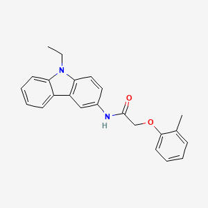 N-(9-ethyl-9H-carbazol-3-yl)-2-(2-methylphenoxy)acetamide